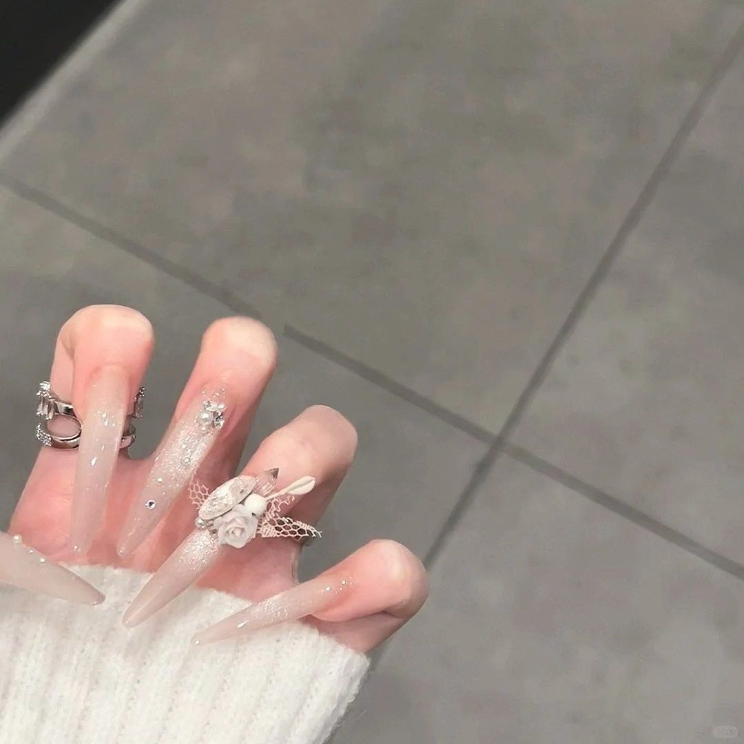 纯手工穿戴甲甜欲氛围感冰透粉系猫眼美甲高级感新款显白美甲贴片,彩妆/香水/美妆工具,穿戴甲/甲片,淘宝优惠券,粉丝福利购,淘宝优惠卷