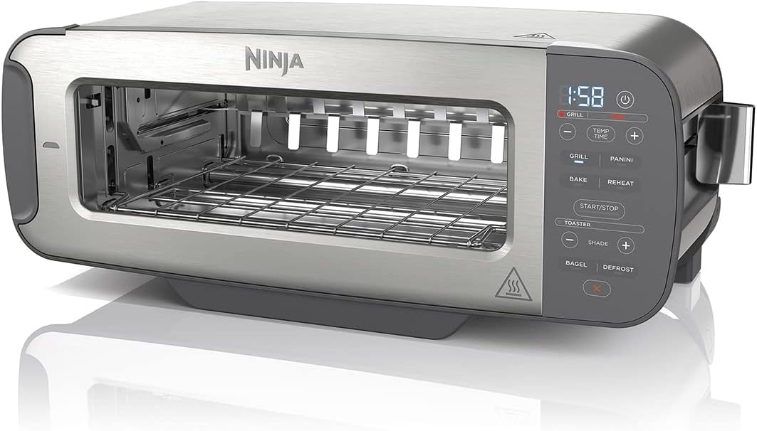 英国代购Ninja ST202UK Toaster Grill 3合1烤面包机烧烤7种功能