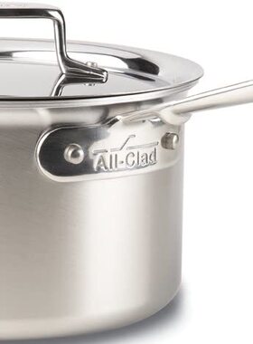 美国代购All-Clad D5 Stainless Steel Sauce Pan 不锈钢汤锅