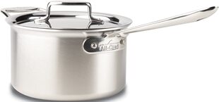 不锈钢汤锅 美国代购 Clad Sauce Pan Steel All Stainless