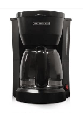 美国代购BLACK+DECKER Coffeemaker DCM600B 滴滤式咖啡机110v