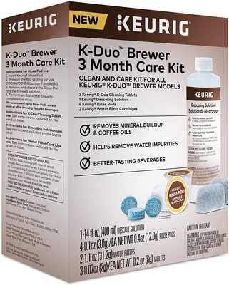 美国代购Keurig Maintenance Kit咖啡机维护清洁片除垢剂净水滤芯