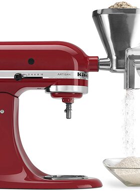 美国代购KitchenAid KGM Grain Mill \立式厨师机谷物磨粉机破壁