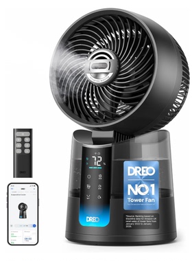 英国代购DREO TurboCool™ Misting Fan 516S 超声波冷雾电风扇