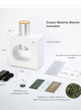 美国代购 Matcha Maker Starter Kit 空禅抹茶 抹茶研磨機110v