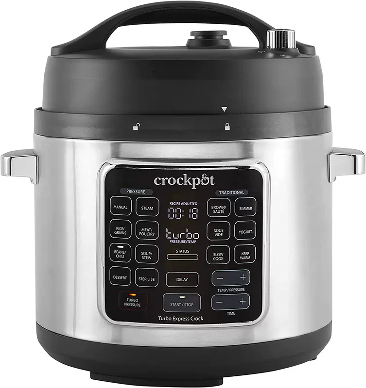 British purchasing CROCKPOT TURBO MULTICOOOR CSC062 Multifunctional Pressure Pressure Cooker 14 -in -1