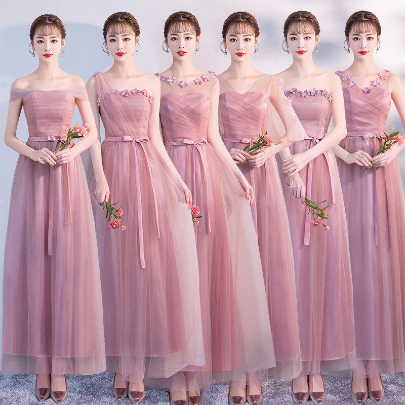 中式婚礼特别显瘦伴娘礼服女2019仙气质紫色个性创意伴娘团姐妹裙在类目 女装/女士精品, 婚纱/旗袍/礼服, 礼服/晚装中 - 来自Buy2taobao.com提供专业的淘宝代购服务