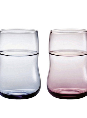 丹麦进口holmegaard无铅水晶玻璃杯水杯茶杯啤酒杯蓝红对杯250ml