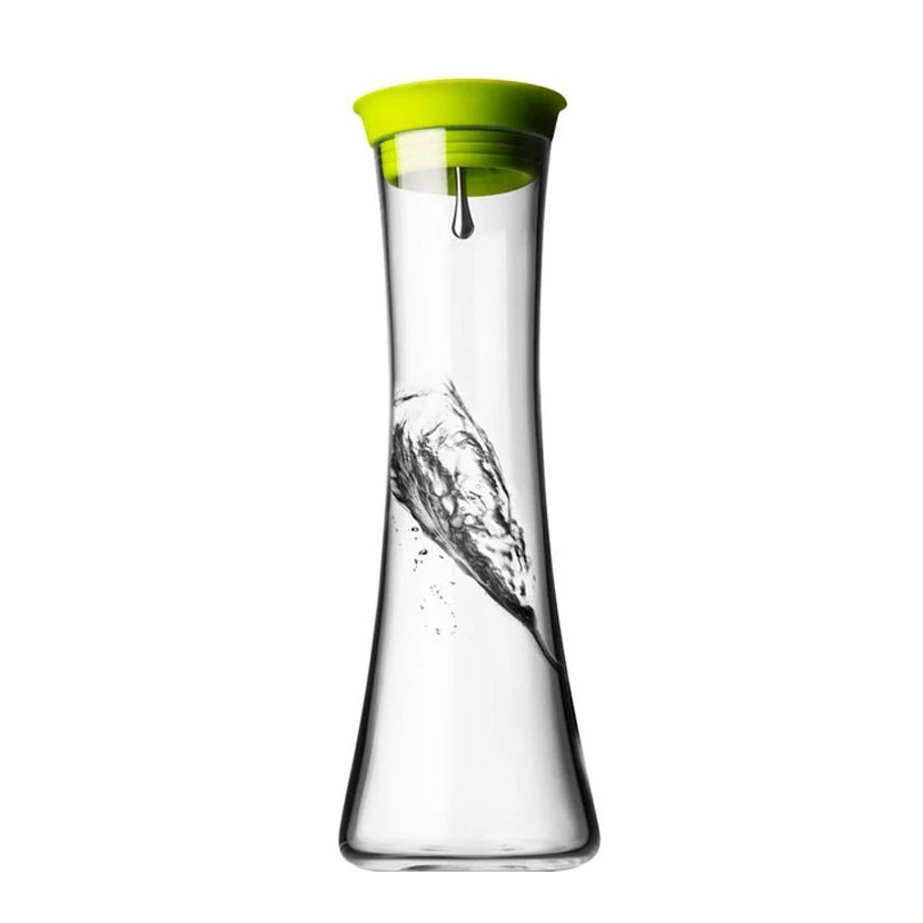 丹麦进口menu无铅玻璃倒水瓶360度出水瓶柠檬凉水壶冷水瓶0.8L