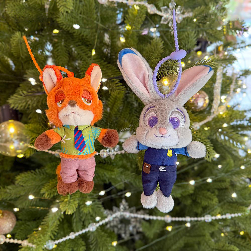 【现货3天】电影《疯狂动物城》暖融融系列挂件朱迪尼克毛绒挂件