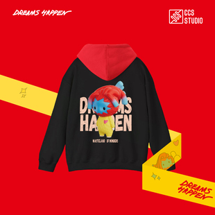 陈楚生官方周边——3D印花六毛红帽卫衣 预售15天