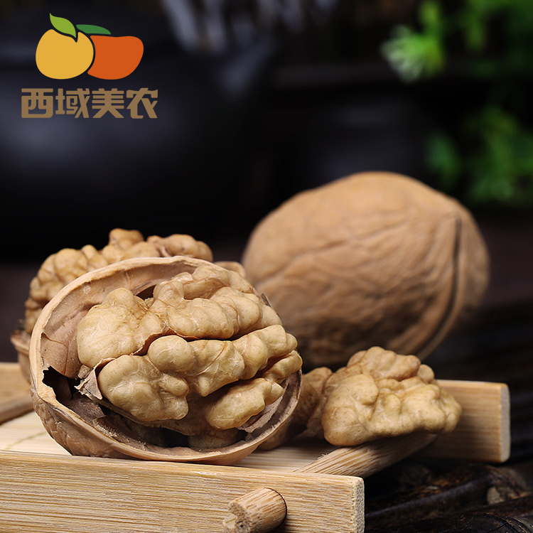 西域美农阿克苏185纸皮核桃500g/1.5kg*1箱无漂白新疆核桃特产 零食/坚果/特产 纸皮/薄皮核桃 原图主图