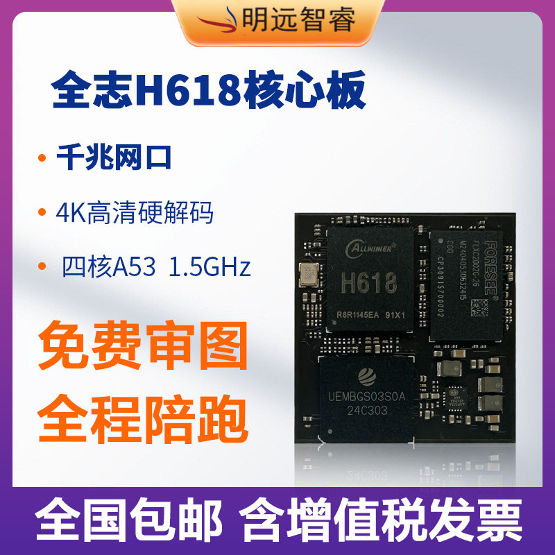 H618小尺寸核心板四核A53图片