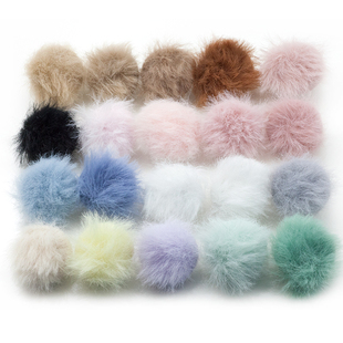 仿兔毛珊瑚绒毛绒包布纽扣男女大风衣外套睡衣布钮扣玩偶装饰扣子