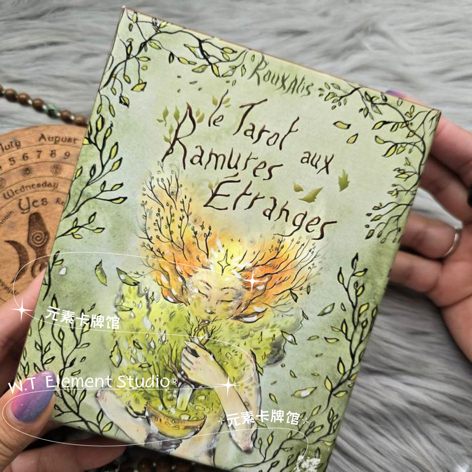 订 进口 Le Tarot aux ramures étranges 奇异鹿枝塔罗牌 法语