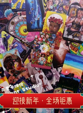 现货 进口 The Numinous Tarot 自然精神塔罗牌 送牌袋
