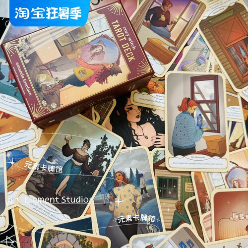 卡罗牌塔luo牌唯美女巫桌游