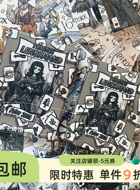 现 送袋子+是否币  简单雷诺曼利诺曼卡牌 Primitive Lenormand