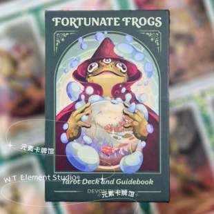 现 送牌袋 fortunate frogs tarot幸运青蛙塔罗牌