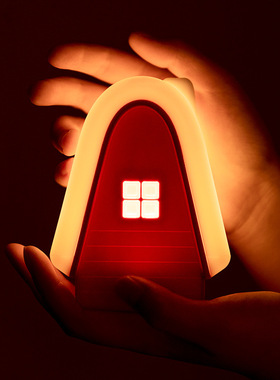 跨境极地物种雪屋灯硅胶拍拍灯暖光圣诞节小夜灯生日儿童六一礼