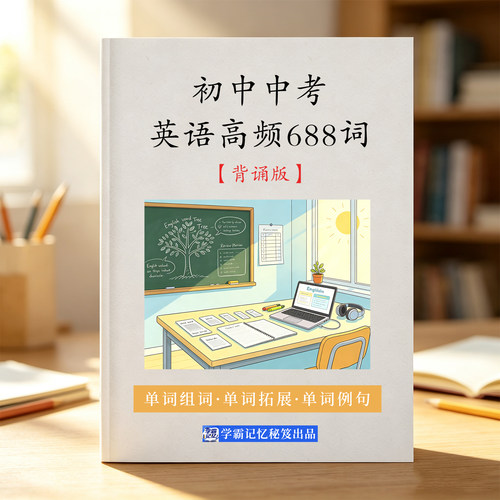 中考英语高频词33天背诵默写本