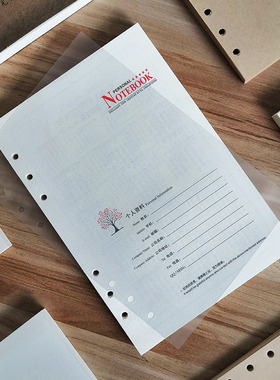 定制标准通用内芯活页纸6孔a5a6a7笔记本替换页加厚100克精装本a5