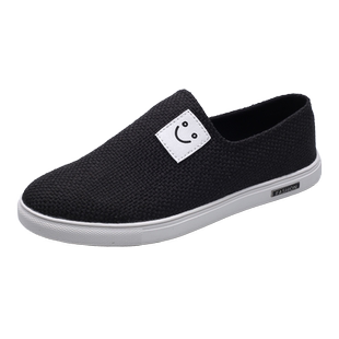 夏天配牛仔九分七分短裤的鞋子男老北京布鞋休闲帆布透气悠闲休息