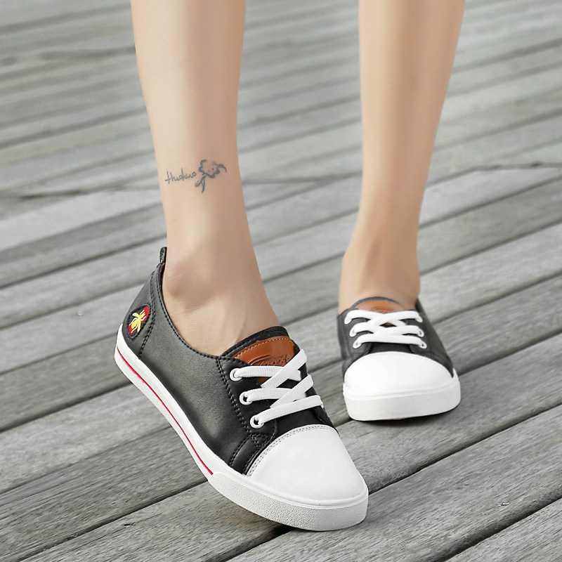 37 38小码一脚蹬板鞋男女情侣真皮浅口休闲小皮鞋单层皮豆豆潮鞋,流行男鞋,休闲皮鞋,淘宝优惠券,粉丝福利购,淘宝优惠卷