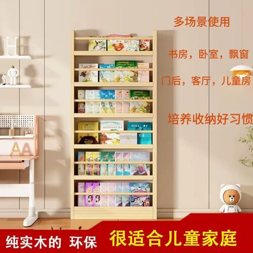 门后书架家用卧室置物架