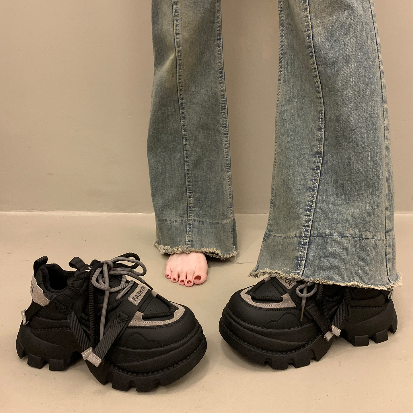 欧货爆款老爹鞋女冬季百搭运动鞋