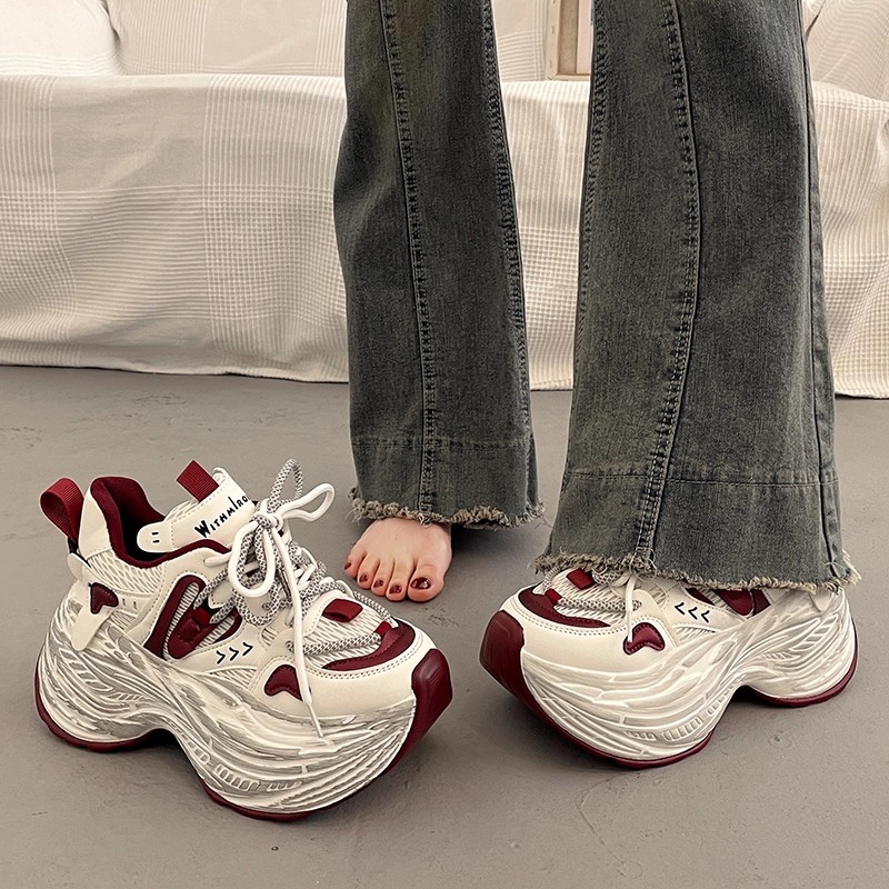 欧洲站老爹鞋女冬季显脚小运动鞋