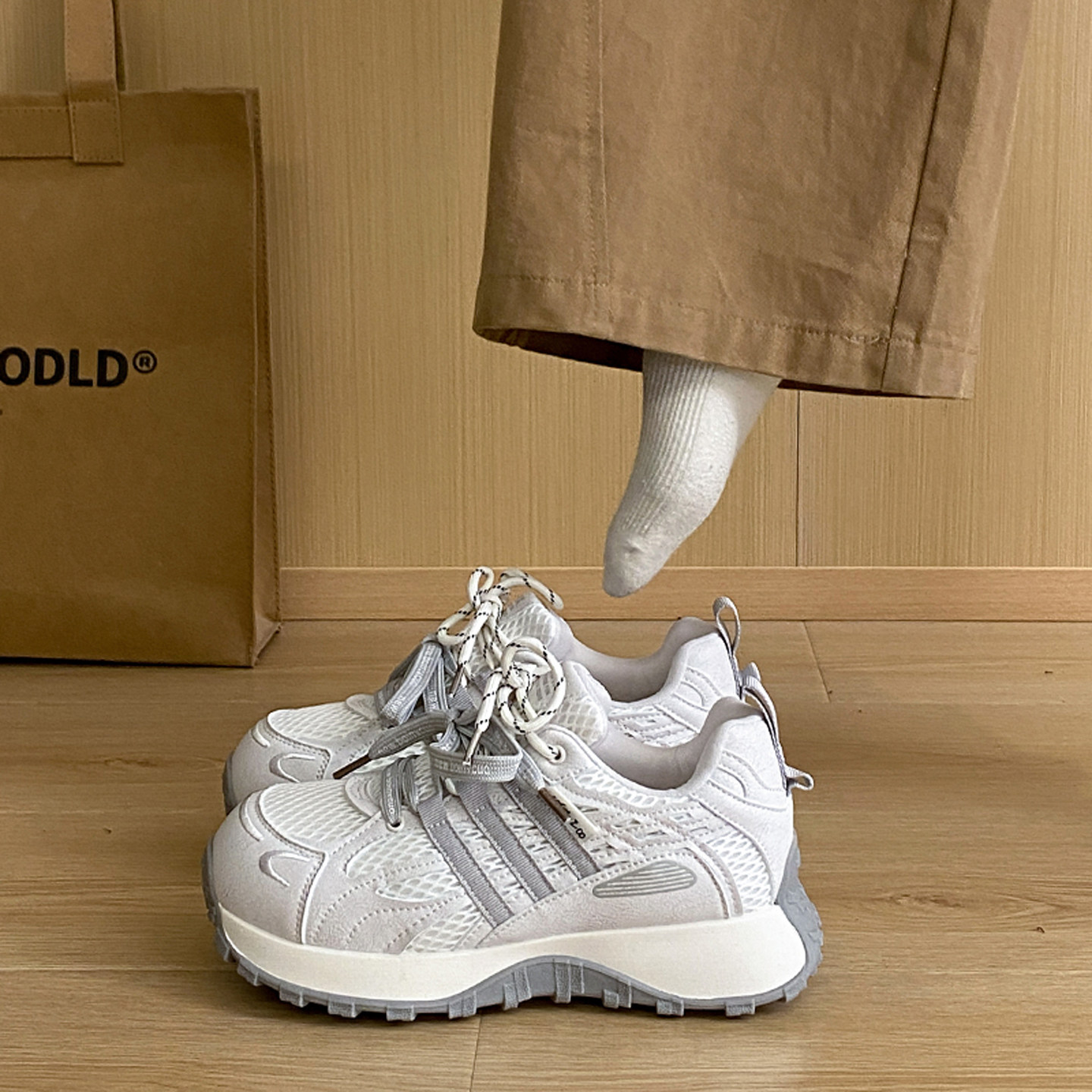 超火厚底老爹鞋女显脚小增高2026新款欧货爆款春季百搭运动休闲鞋,女鞋,时尚休闲鞋,淘宝优惠券,粉丝福利购,淘宝优惠卷