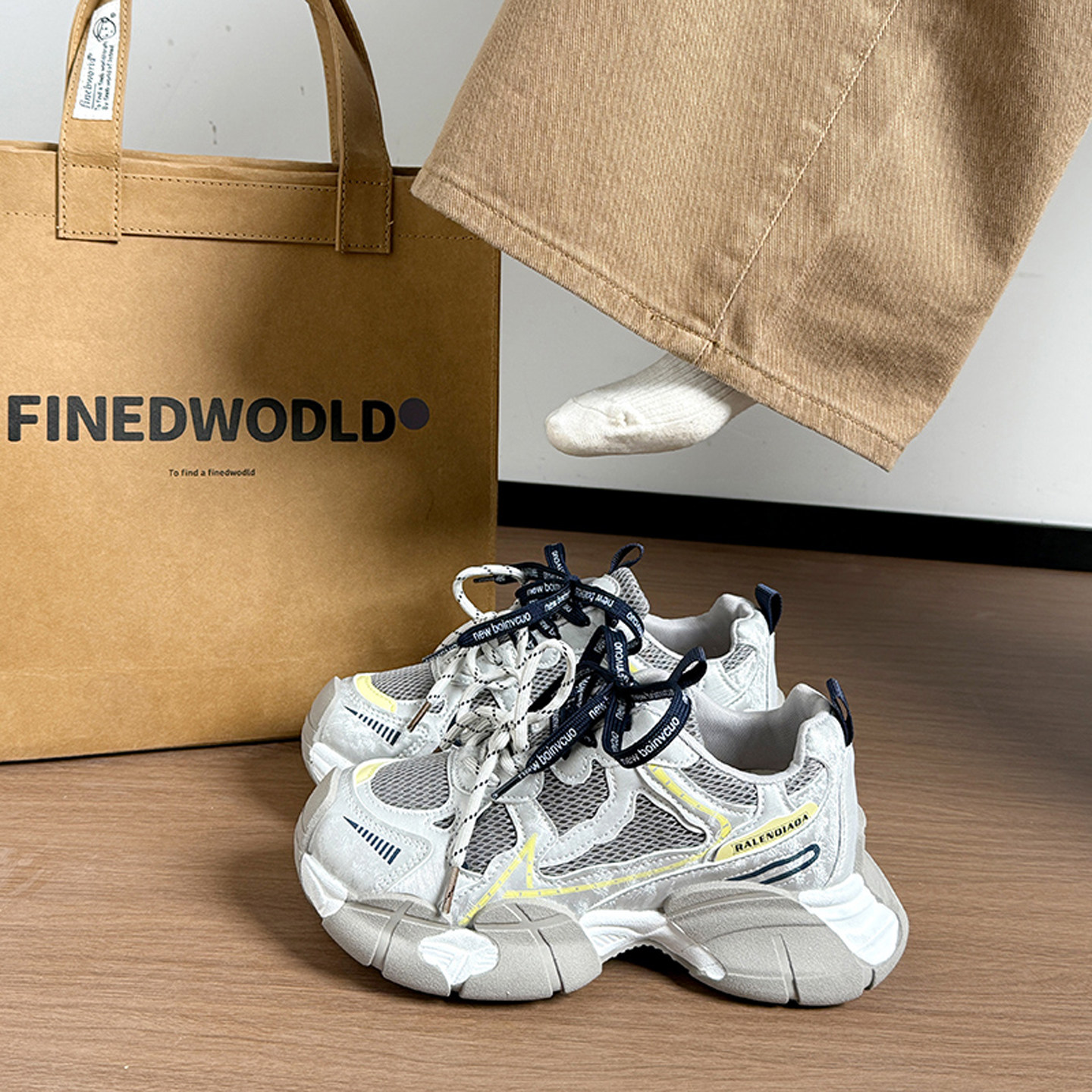 欧洲站厚底老爹鞋女增高阿甘鞋2026超火新款春秋季百搭运动休闲鞋,女鞋,时尚休闲鞋,淘宝优惠券,粉丝福利购,淘宝优惠卷