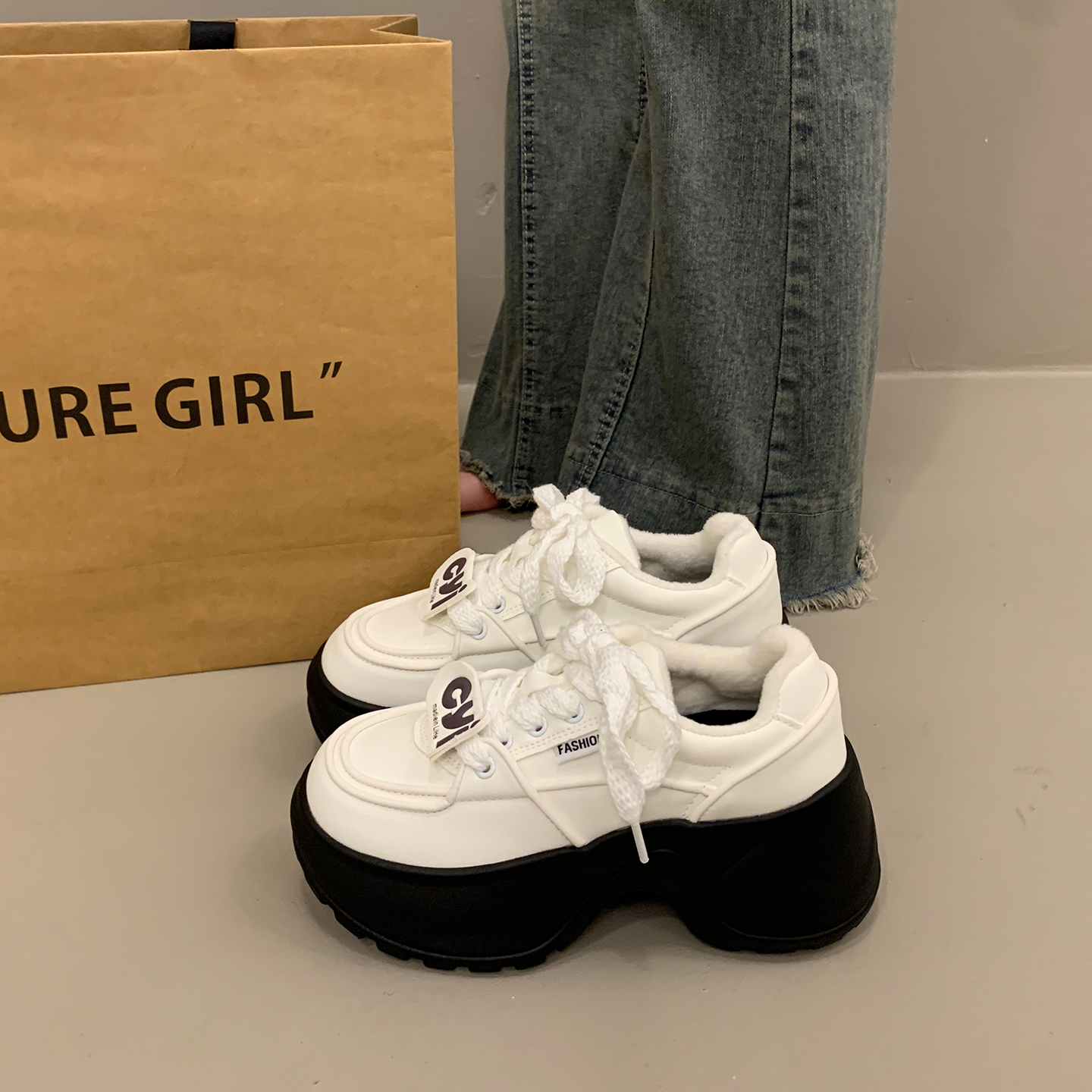 欧货爆款老爹鞋女秋季超火休闲鞋