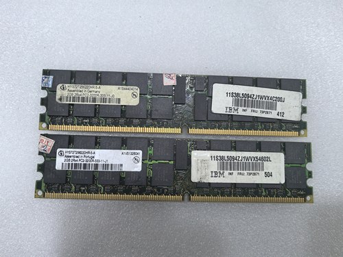 IBM 73P2871 38L5094 2GB 2R*4 PC2 3200R DDR2 400服务器内存