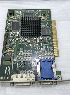 MATROX G450 G45FMDVP32DB F7003-0301 PCI工业显卡DVI 成色新
