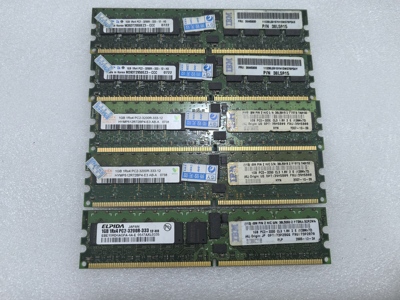 IBM 1GB 1RX4 PC2-3200R 内存38L5915 39M5809 39M5808 73P2870
