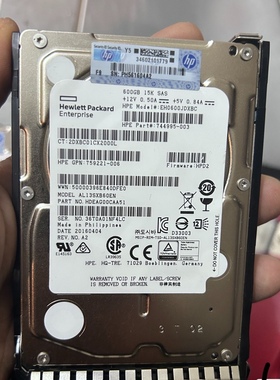 HP/惠普 759548-001 759212-B21 600G 12G SAS 12G 15K 2.5寸硬盘