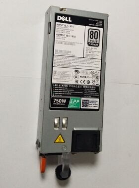 戴尔dell 服务器电源 热拔插750W 适用R730/R630/R530/T630/T430
