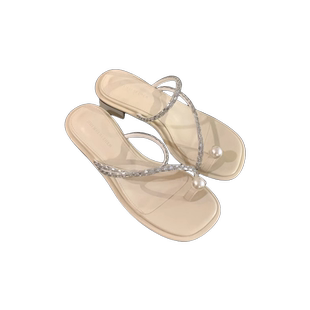 高跟凉鞋女款2026新款夏季外穿精致配裙子罗马沙滩女士法式凉拖鞋