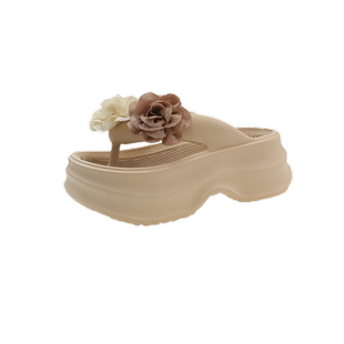 厚底人字拖女士夏季2026新款增高超火外穿海边沙滩仙女凉拖鞋女款