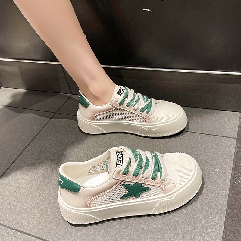 新款韩版镂空透气帆布鞋