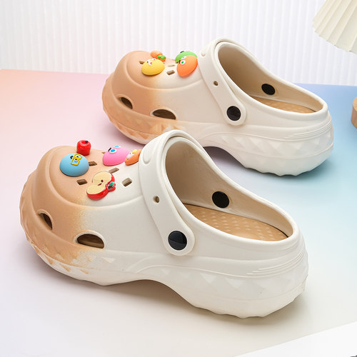 五月天一颗苹果增高洞洞鞋