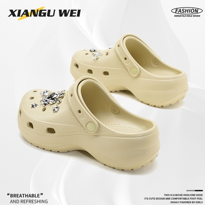 轻盈舒适软底防滑透气洞洞鞋女