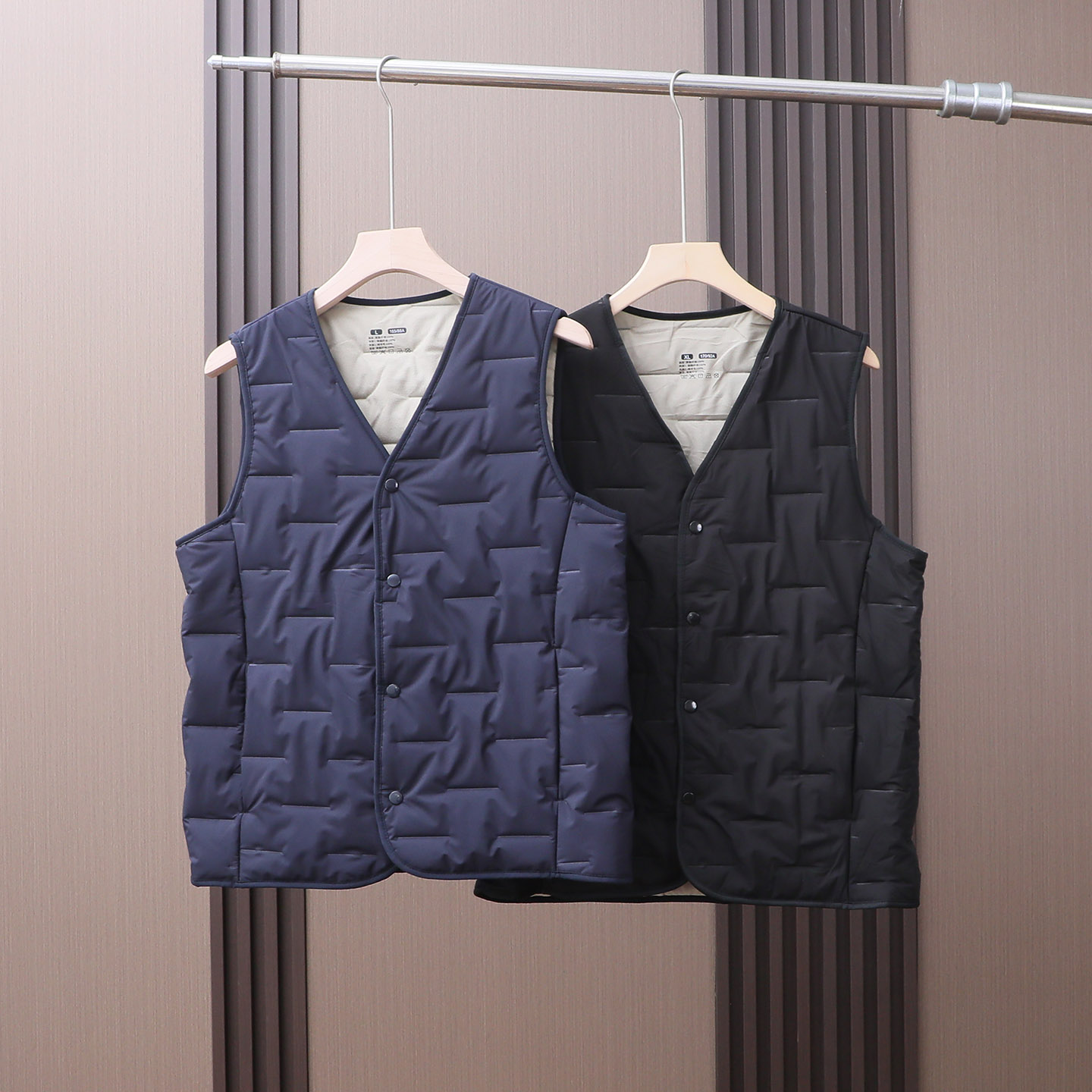 无痕压胶夹棉+磨绒！秋冬马甲