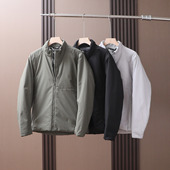 秋冬男防泼水立领轻薄款 城市通勤户外 胸前大口袋 棉服