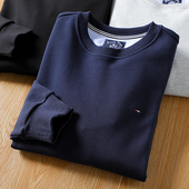 重磅好货 加绒加厚 秋冬新款 线下499 男士 保暖纯色休闲套头卫衣