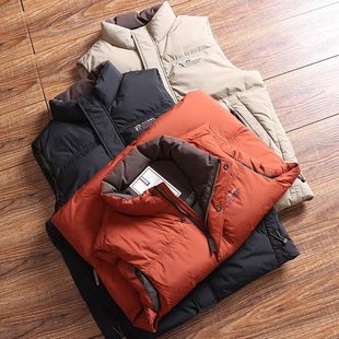 男士 撤柜尾货 90白鸭绒秋冬新品 级 立领保暖羽绒马甲背心潮 千元