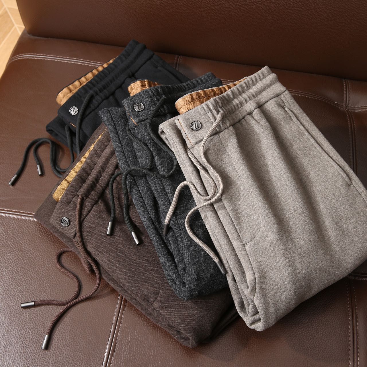 秋冬男士高级感通勤休闲长裤