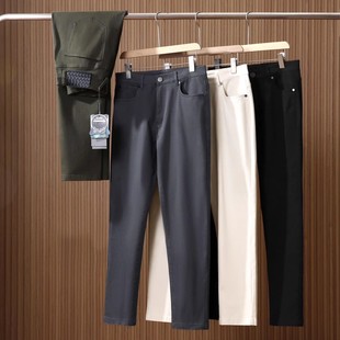 长绒棉 3D立裁春季 新款 高端轻奢 百搭休闲长裤 天丝 男士 礼袋装